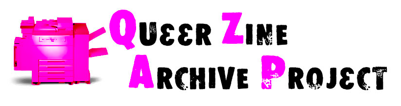 The Queer Zine Archive Project logo.